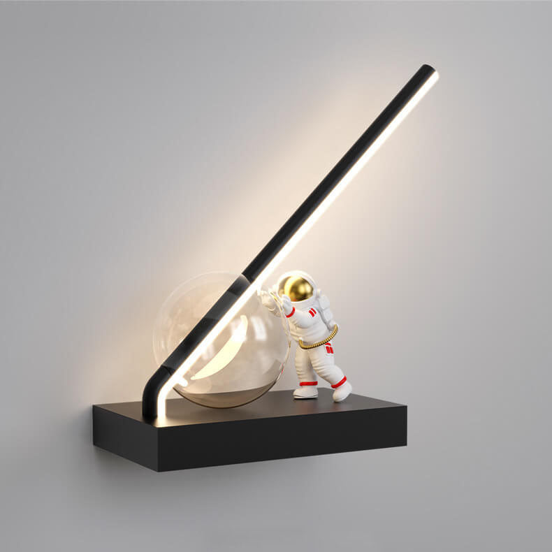 Moderne kreative Astronaut Ball LED-Wandleuchte 