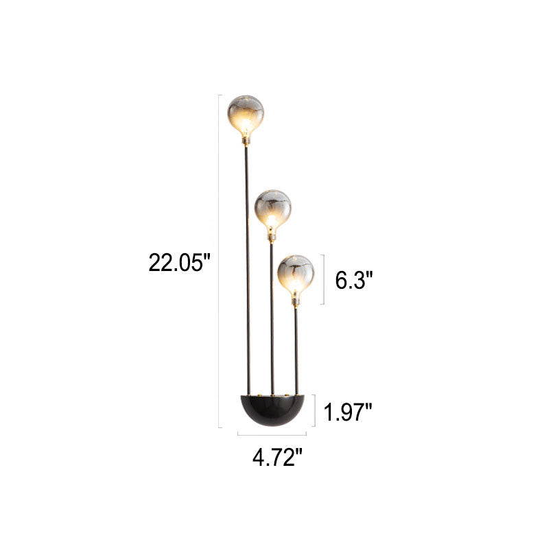 Nordic Minimalist Creativity 3-Light Wall Sconce Lamp