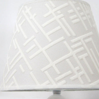 European Minimalist Fabric Curve Base 1-Light Table Lamp
