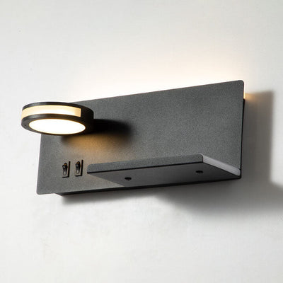 Modern Simple Flat Reading USB Smart LED Wall Sconce Lamp