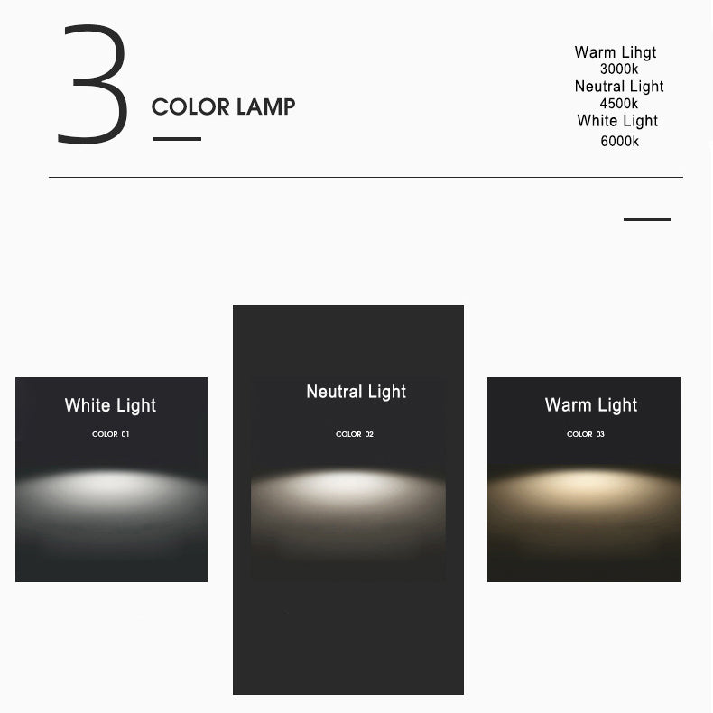 Nordische minimalistische lange zylindrische Spotlight LED-Wandleuchte 