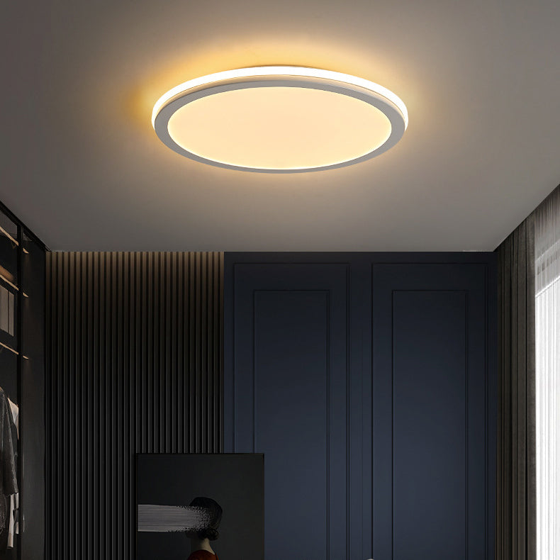 Plafonnier LED à montage encastré en fer, cercle créatif moderne 