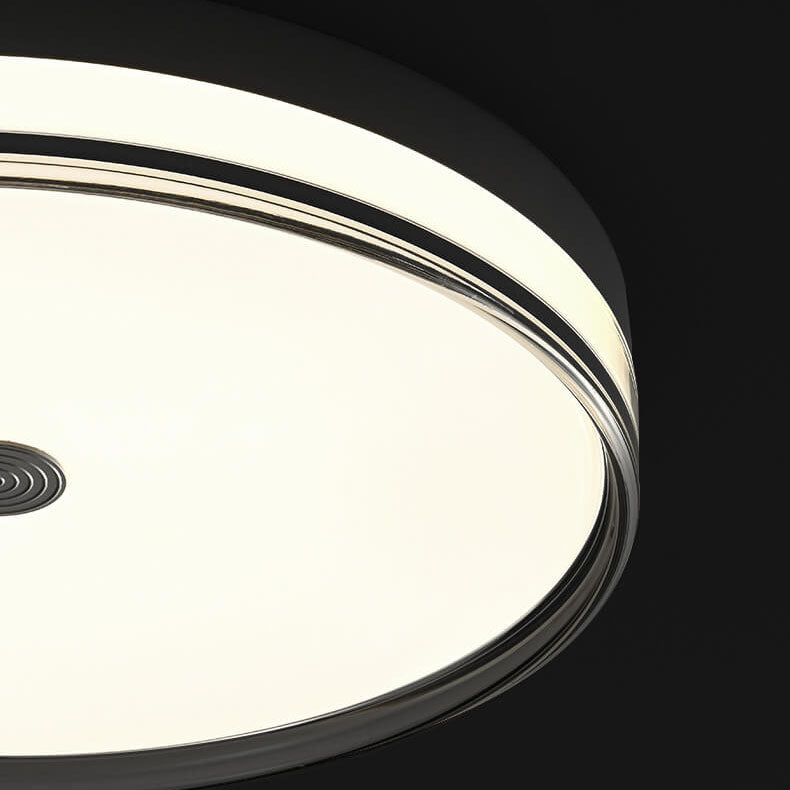 Plafonnier circulaire LED encastré de luxe, lumière moderne, tout en cuivre 