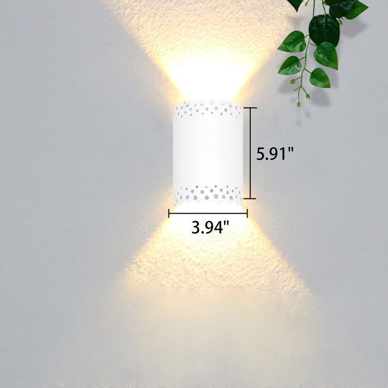 Modern Creative Hollow Half Cylinder  LED Wall Sconce Lamp