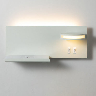 Modern Simple Flat Reading USB Smart LED Wall Sconce Lamp