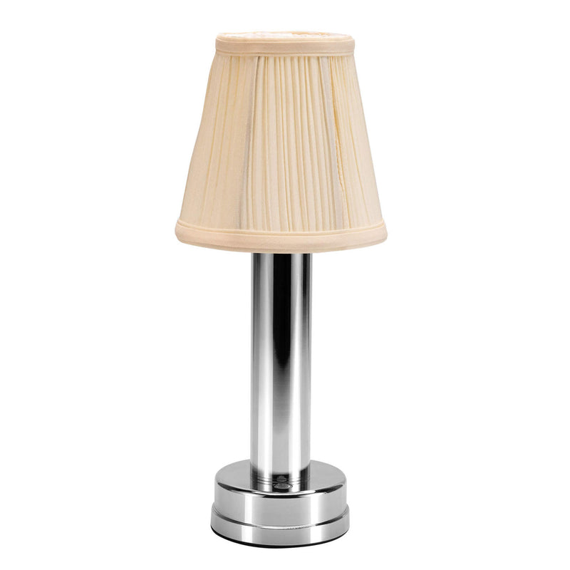 Light Luxury Fabric Shade USB Charging Wireless LED Table Lamp