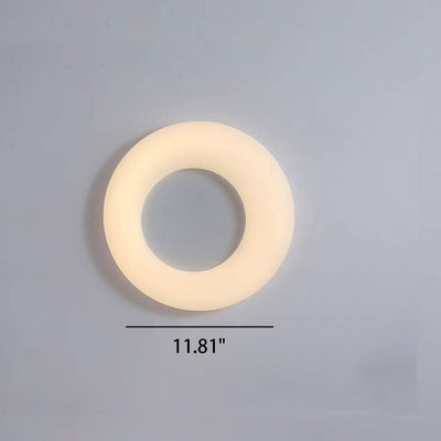 Nordic Creative PE Circle LED Wall Sconce Lamp