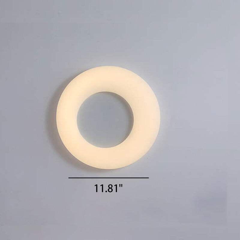 Nordic Creative PE Circle LED Wall Sconce Lamp