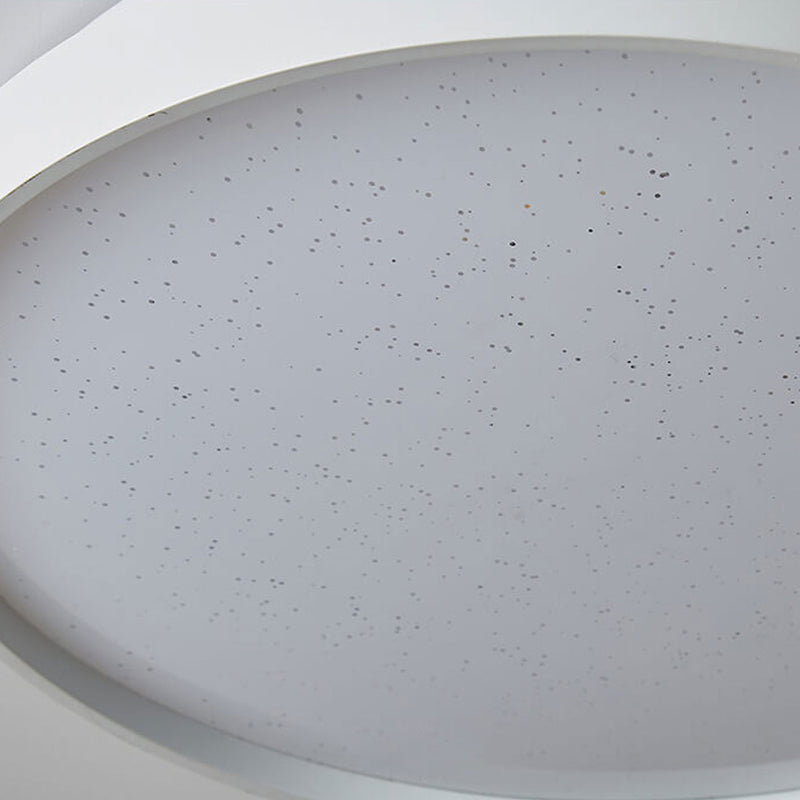 Minimalist Creative Star Empty Circular LED Iron Flush Mount Ceiling Light