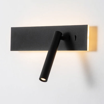 Minimalist Creative Rectangular Rotating Spotlight LED Wall Sconce Lamp