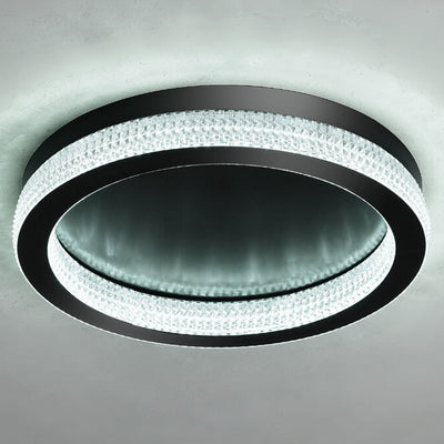 Nordic Iron Acrylic Round  LED Flush Mount Ceiling Light