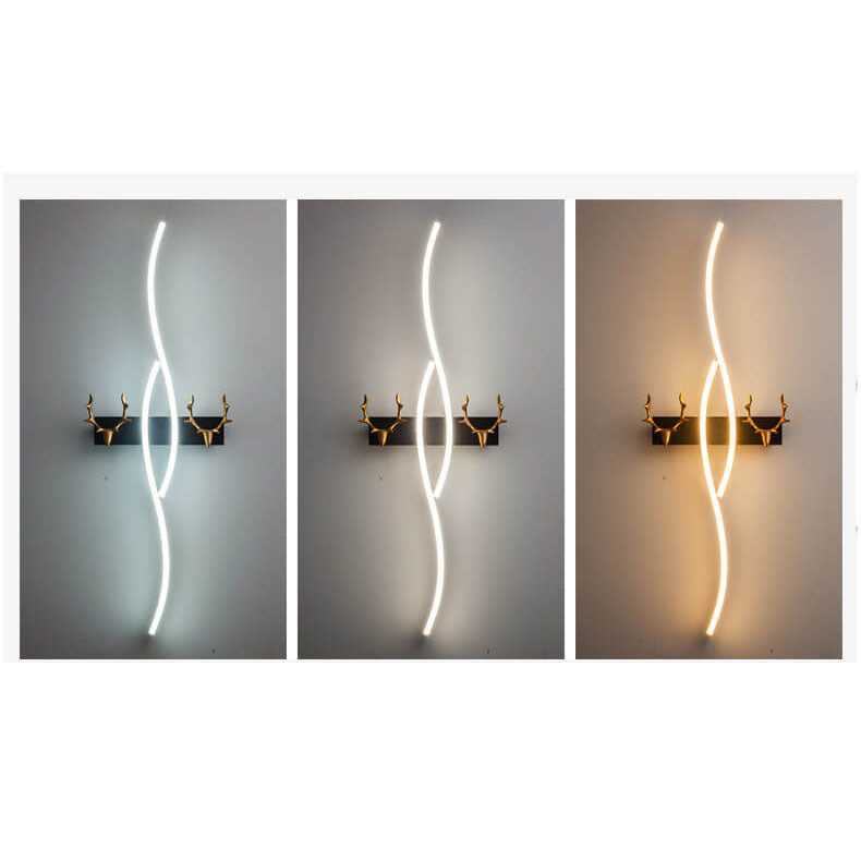 Minimalistische drehbare LED-Lesewandleuchte aus Aluminium 