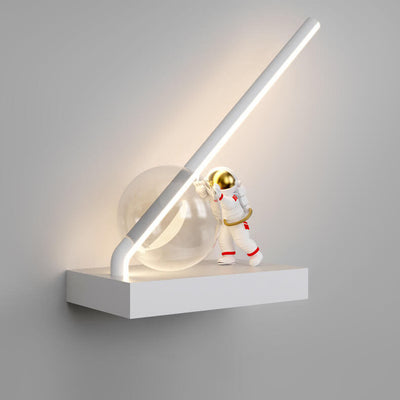 Moderne kreative Astronaut Ball LED-Wandleuchte 