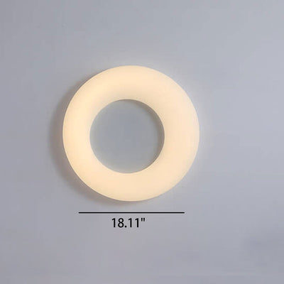 Nordic Creative PE Circle LED Wall Sconce Lamp