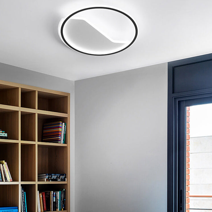 Nordic Modern Simple Round Creative LED Flush Mount Light