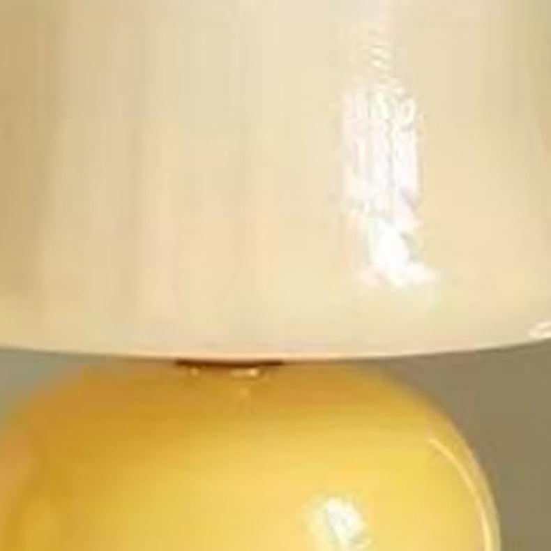 Contemporary Nordic Mushroom Glass Shade 1-Light Table Lamp For Study