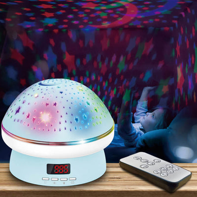 Modern Creative Mushroom Star ABS Projection Light Night Light