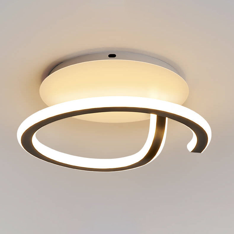 Nordic Creative Simple Line Design LED Flush Mount Light