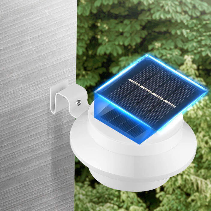 Modern Solar Outdoor Waterproof UFO Shaped LED Wall Sconce Lamp