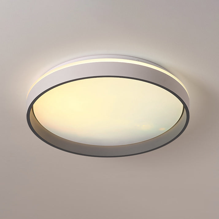 Modern Minimalist Blue Sky Round LED Flush Mount Ceiling Light