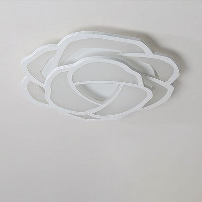 Modern Simple Roses LED Flush Mount Ceiling Light