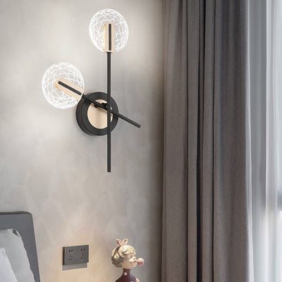 Modern Acrylic Rotatable 1/2-Light LED Wall Sconce Lamp