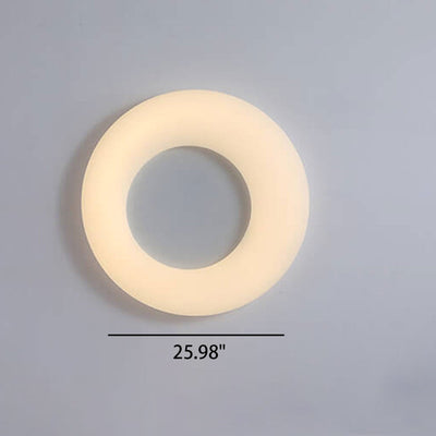 Nordic Creative PE Circle LED Wall Sconce Lamp