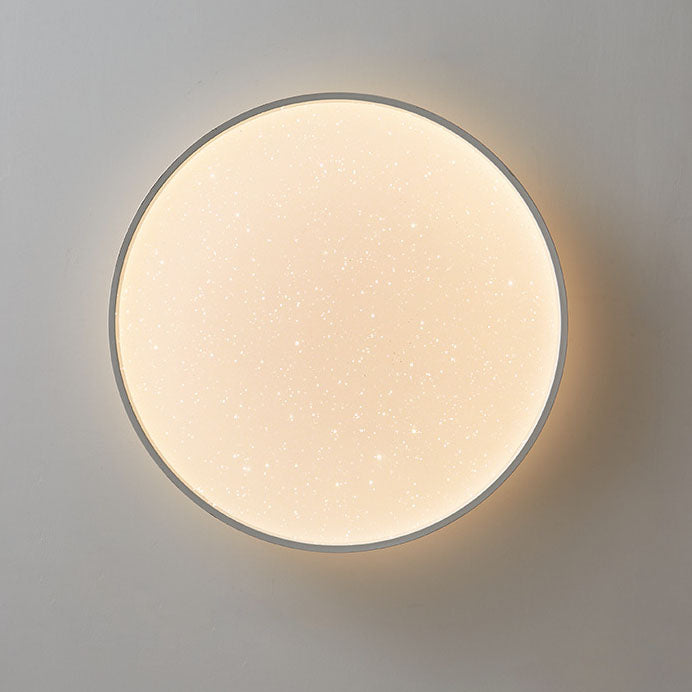 Modern Creative Round Starry Sky Effect LED Flush Mount Ceiling Light