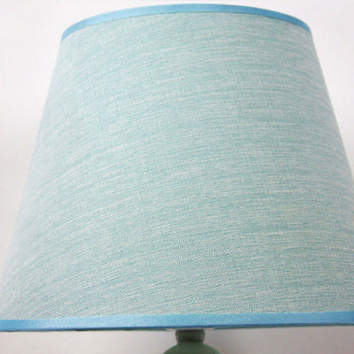 European Minimalist Fabric Curve Base 1-Light Table Lamp