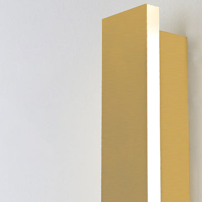 Outdoor Modern Simple Gold Long Strip Acrylic Iron Waterproof LED Wall Sconce Lamp