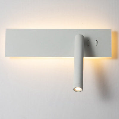 Minimalist Creative Rectangular Rotating Spotlight LED Wall Sconce Lamp