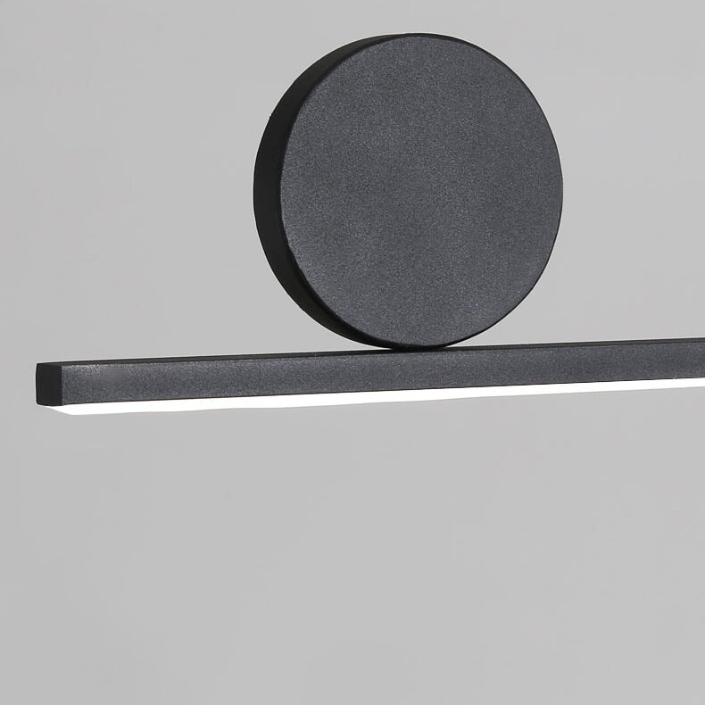 Lustre LED rond aux lignes minimalistes nordiques 