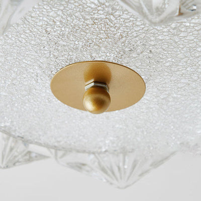 Nordic Modern Round Crystal Edge Design LED-Einbauleuchte 