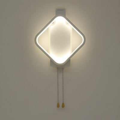 Lampe d'applique murale LED à lumière carrée créative moderne 