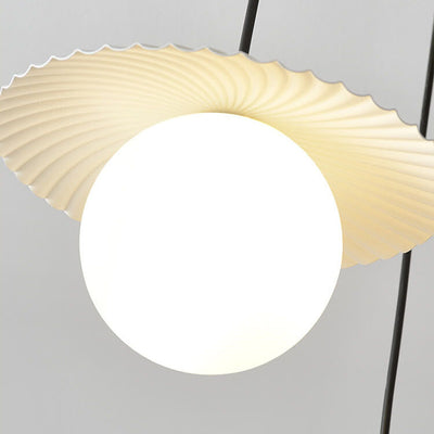 Nordic Creative Circle Massivholz-LED-Inselleuchte Kronleuchter