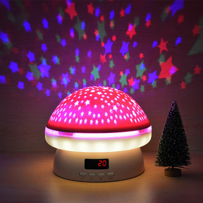 Modern Creative Mushroom Star ABS Projection Light Night Light