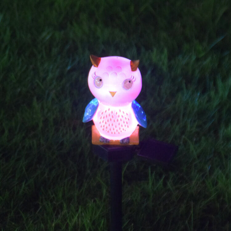 Animaux modernes pelouse extérieure solaire LED jardin sol insérer lumière de paysage 