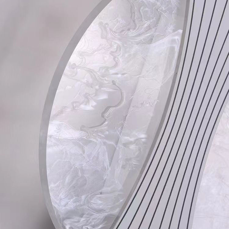 Modern Minimalist Round Diamond Hardware Acrylic LED Wall Sconce Lamp For Bedroom