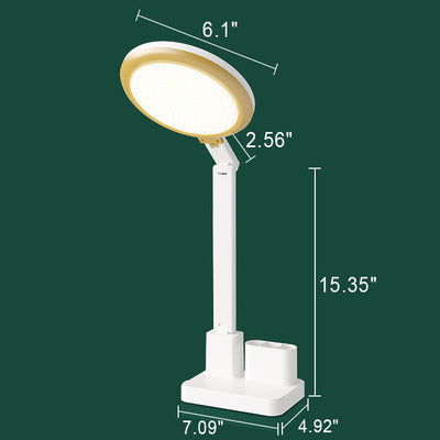 Modern Eye-Care Foldable Plastic USB Rechargeable LED Table Lamp