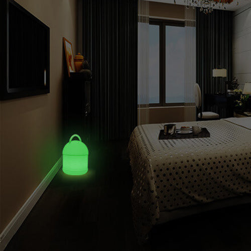 Moderne PE kreative tragbare bunte Tischlampe des Nachtlicht-LED 