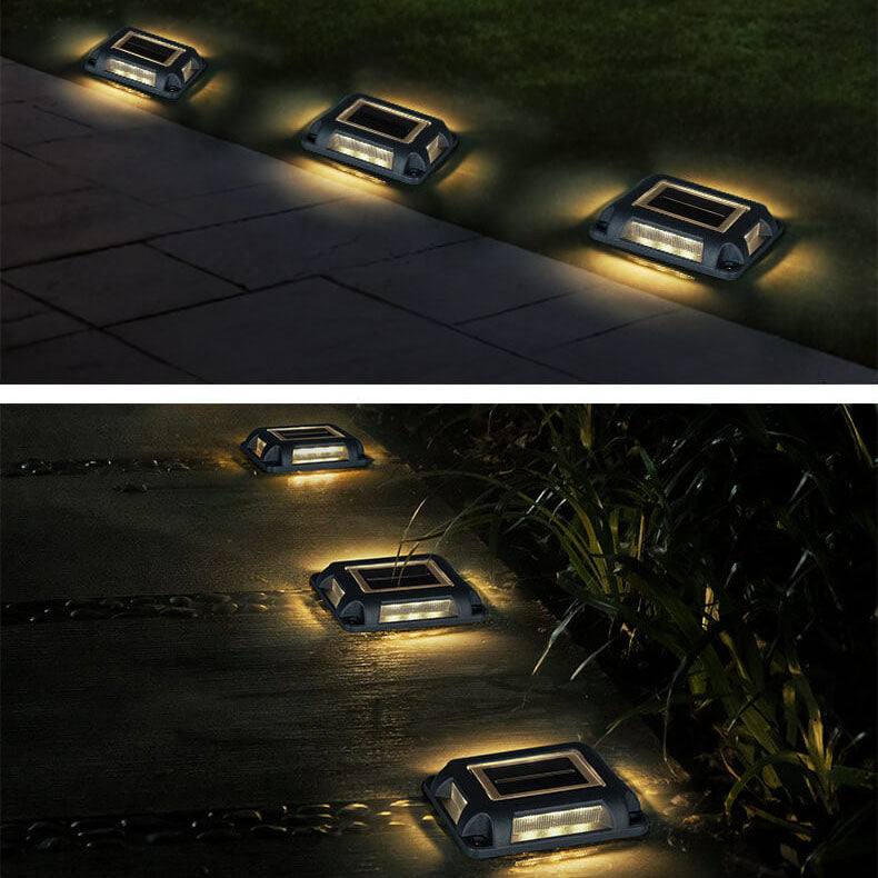 Outdoor Rectangular Pressure-Resistant Waterproof Aluminum Alloy LED Garden Step Buried Light