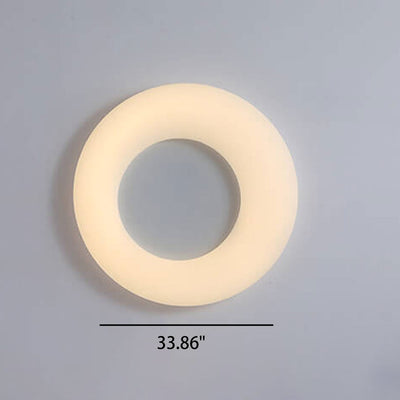 Nordic Creative PE Circle LED Wall Sconce Lamp