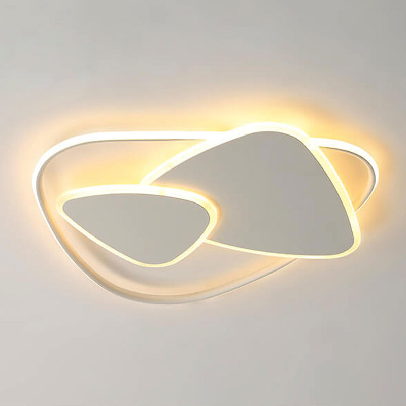 Minimalist Creative Geometric Triangle LED Flush Mount Ceiling Light