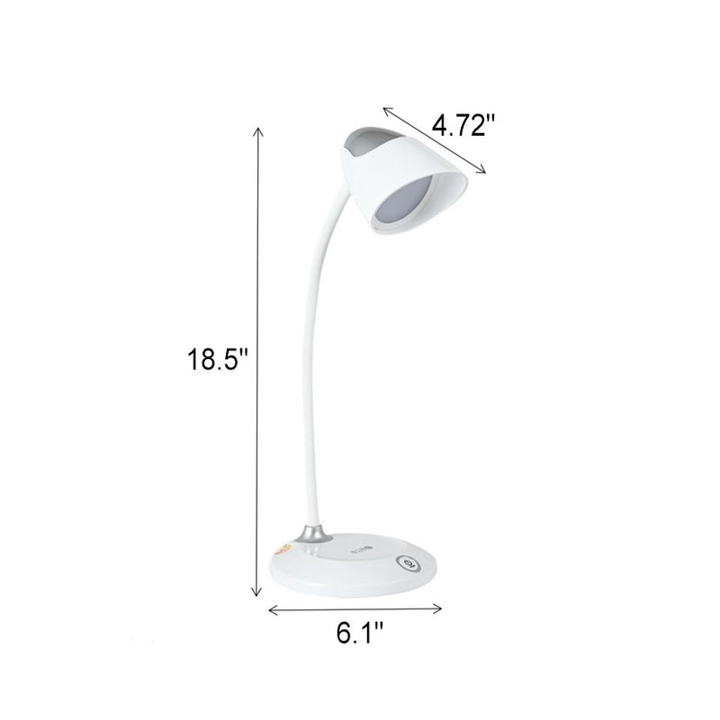 Creative Intelligent Eye Care Dome ABS Touch Dimming USB LED Desk Lamp