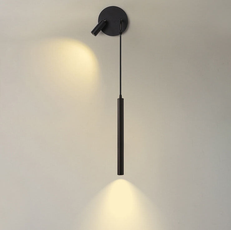 Nordic Minimalist Long Cylindrical Spotlight LED Wall Sconce Lamp