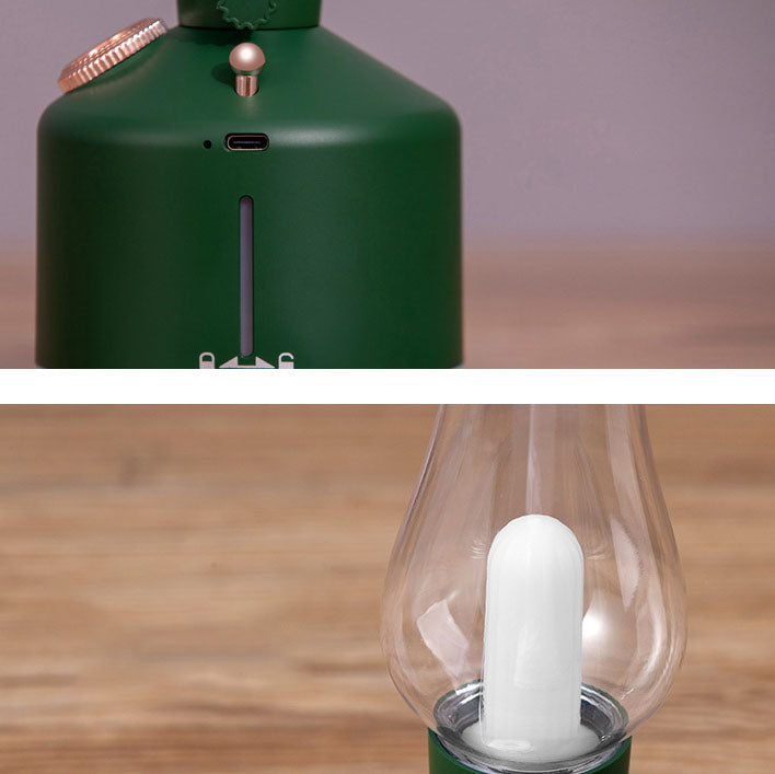 Lampe de table LED avec abat-jour en bouteille PET, humidification créative 