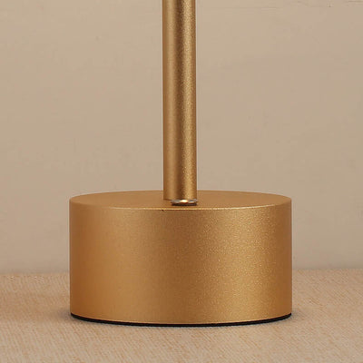 Modern Minimalist Cylindrical Metal Acrylic USB LED Table Lamp