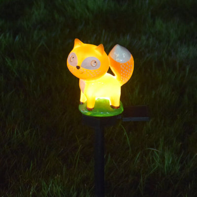 Animaux modernes pelouse extérieure solaire LED jardin sol insérer lumière de paysage 