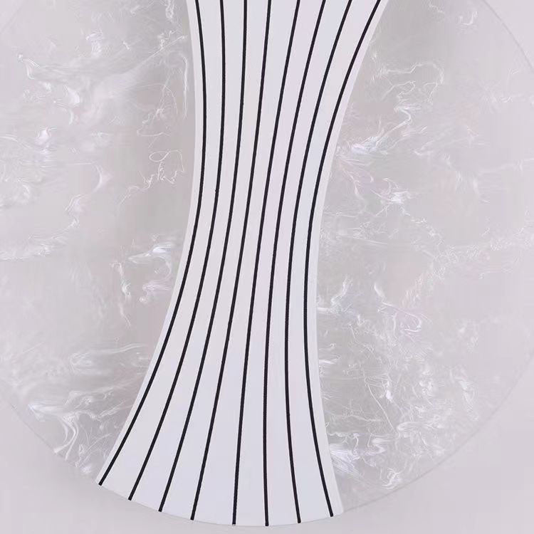 Modern Minimalist Round Diamond Hardware Acrylic LED Wall Sconce Lamp For Bedroom