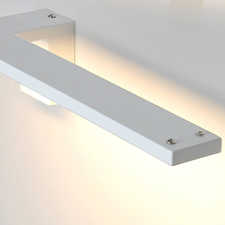 Modern Minimalist Decorative Rectangular Iron Acrylic LED Wall Sconce Lamp